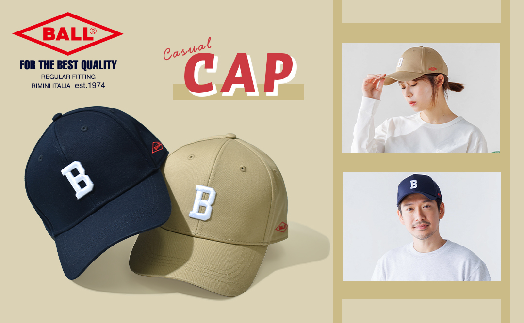 BALL　ベースボールキャップ