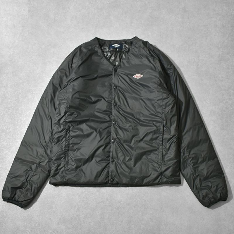 薄中綿 ノーカラージャケット | カジュアルジャケット